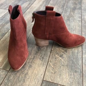 Sole Society, Fall suede ankle boot, Size 8